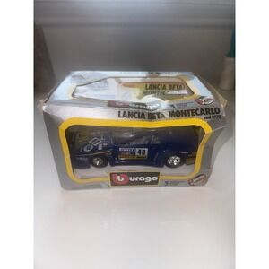 Vintage Burago 1:24 Lancia Beta Montecarlo 0170‎ Metal Diecast (18/2/1983) #40